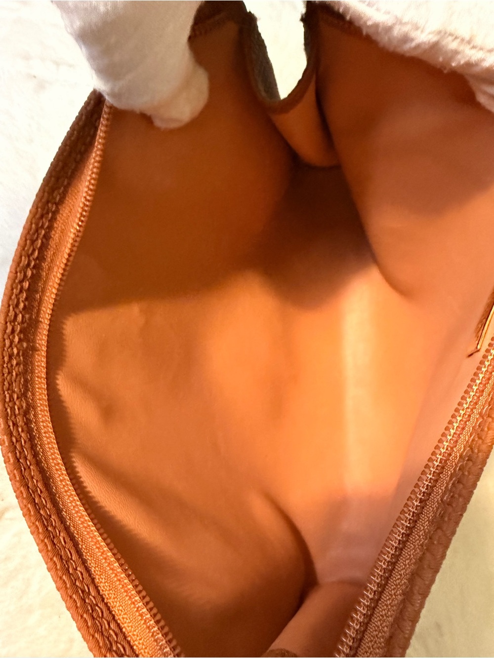 Yves Saint Laurent Tan/Brown Textured Clutch - Picture 14 of 16